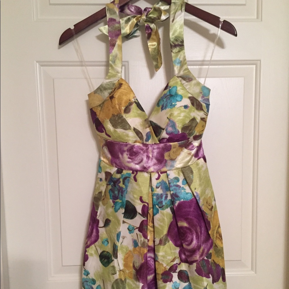 Floral Halter Sundress- Charlotte Russe